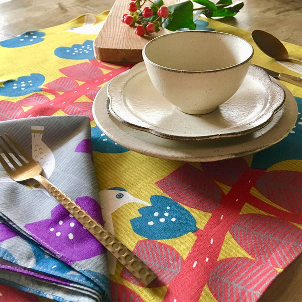 Hummingbird Yellow  (Cotton)