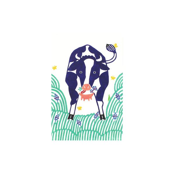 Ox in the field