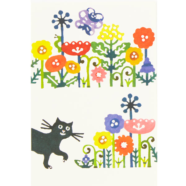 Flower and Cat