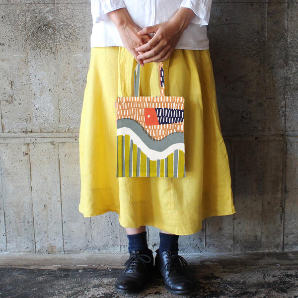 Mini Tote Bag: Tridacninae Yellow