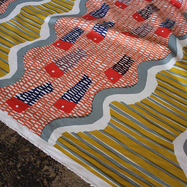 A4 Flat Tote Bag: Tridacninae Yellow
