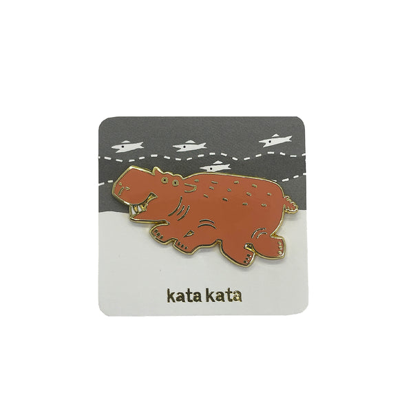 ENAMEL PIN: Hippo