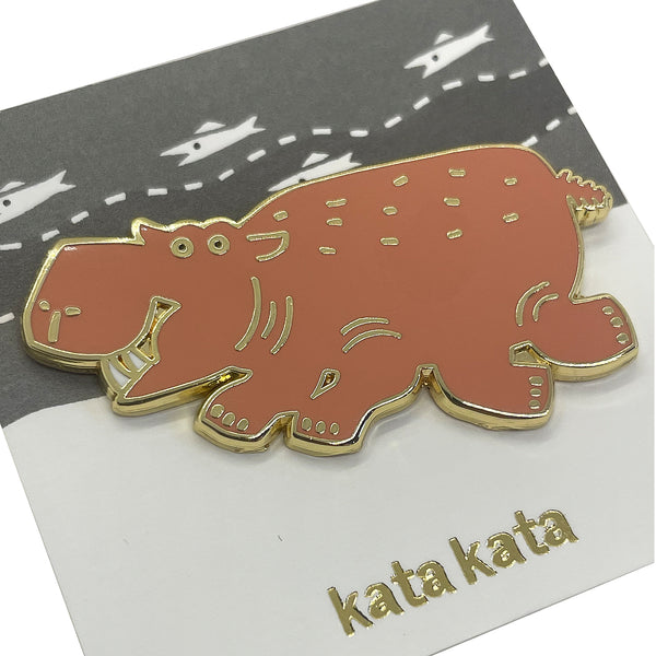 ENAMEL PIN: Hippo