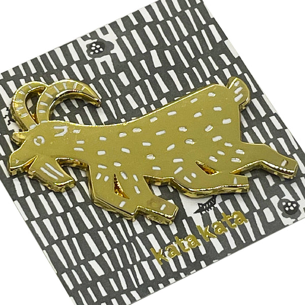ENAMEL PIN: Goat