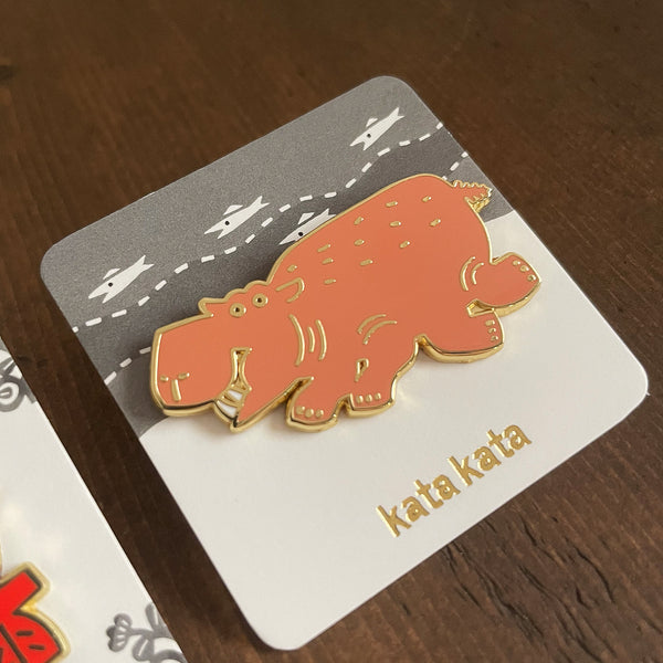 ENAMEL PIN: Hippo