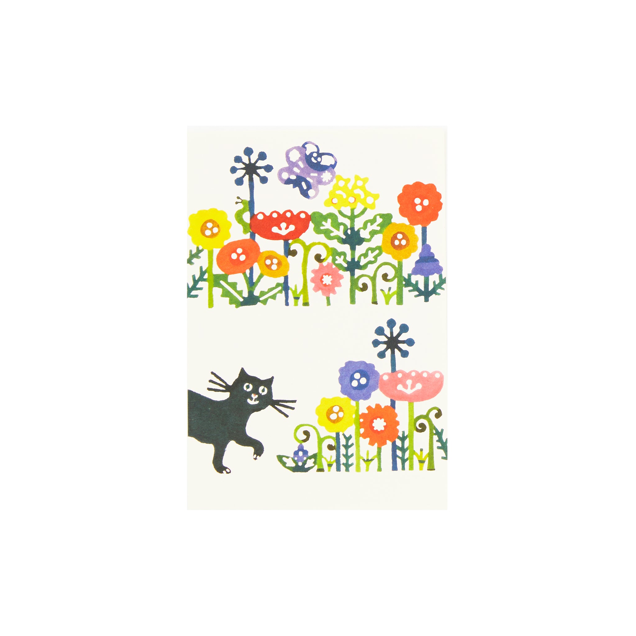 Flower and Cat