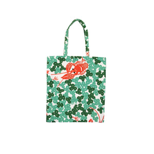 Mini Tote Bag: Crayfish Green