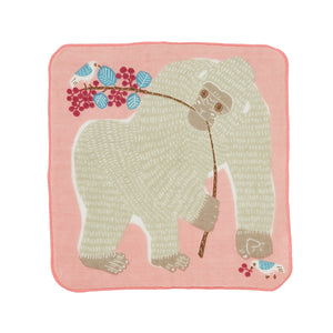 Fluffy Towel Gorilla Pink